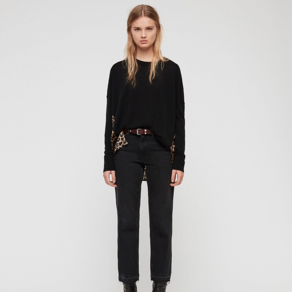 Allsaints Bennie Leppo merino wool sweater